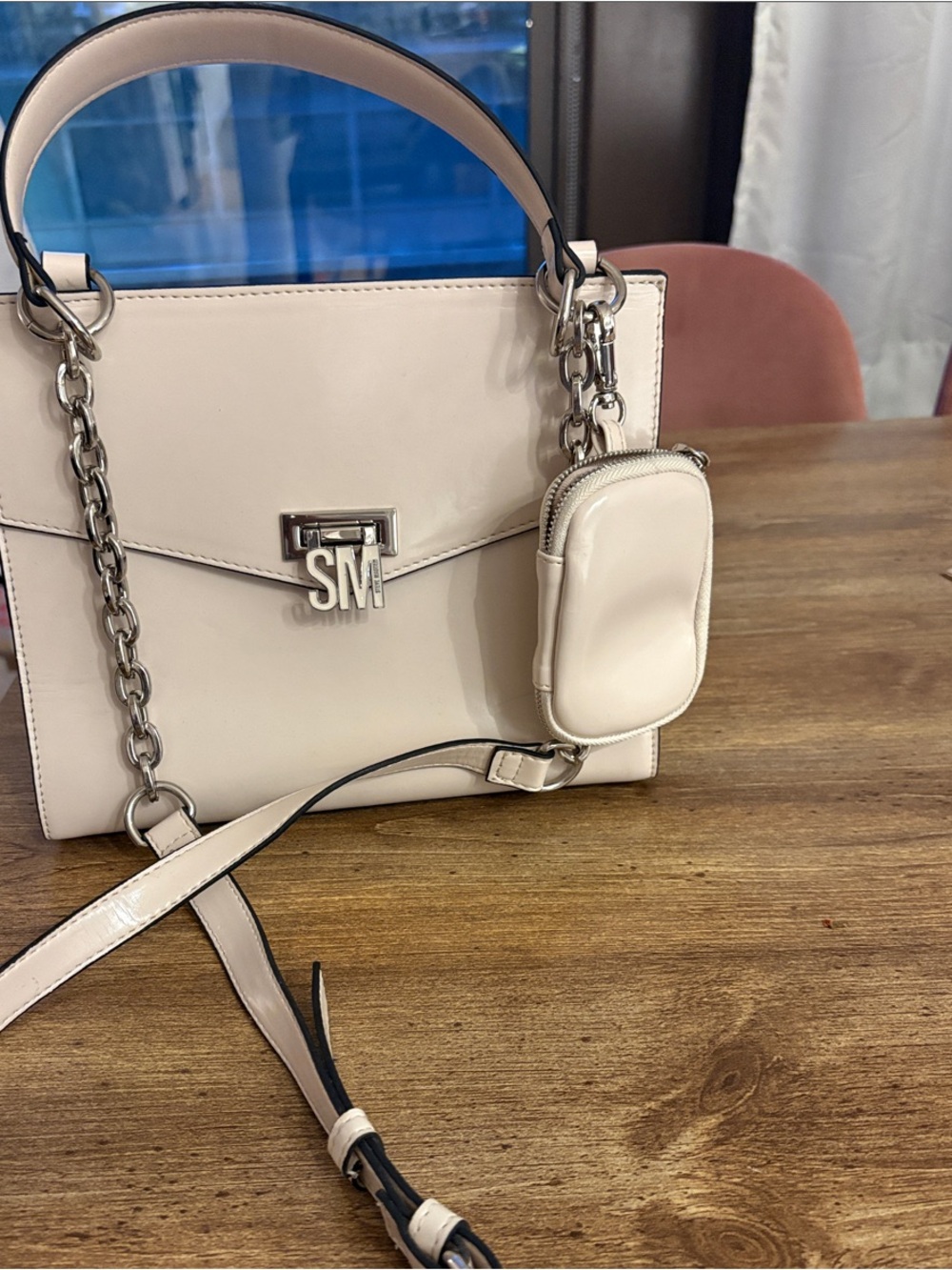 Steve Madden White Purse